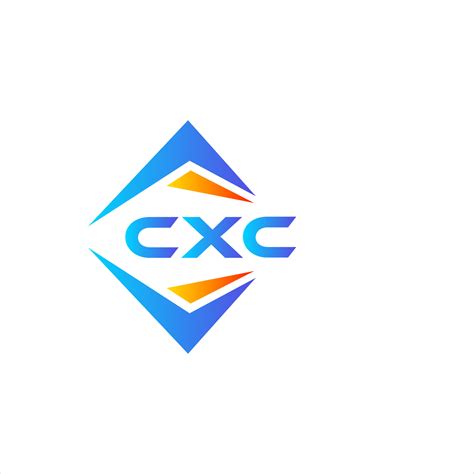 CXC abstract technology logo design on white background. CXC creative ...