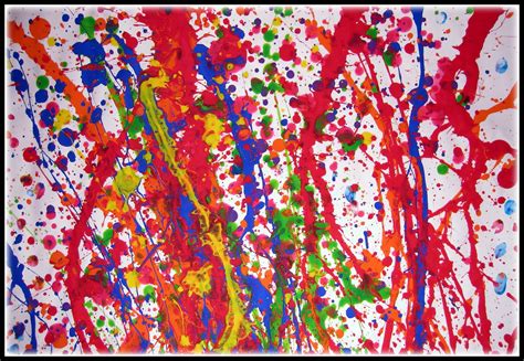 PLATEAU ART STUDIO: Jackson Pollock-Splatter paint