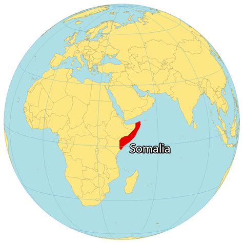 Somalia Map - Cities and Roads - GIS Geography