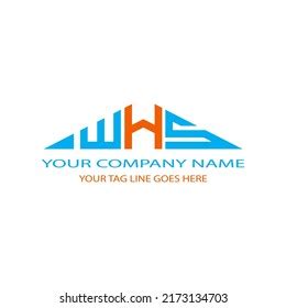 Whs Letter Logo Creative Design Vector Stock Vector (Royalty Free ...