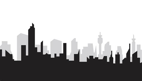 Silhouette of the city. City skyline silhouette. Modern cityscape vector for t shirt. Abstract ...