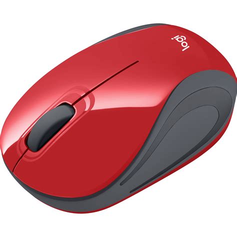 Logitech M187 Wireless Ultra Portable Mouse (Red) 910-002727 B&H