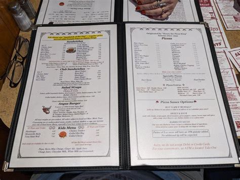 Menu at Town Spa Pizza pub & bar, Stoughton