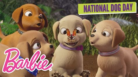 @Barbie | Barbie Celebrates National Dog Day with a Cute Dog Video Compilation - YouTube