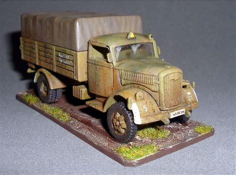 Too Much Lead: German Supply Truck - Super detail from nothing much!