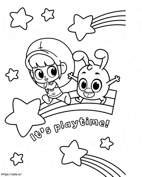 Morphle And Mila coloring page