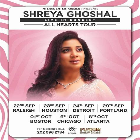 Shreya Ghoshal Live In Concert - Houston at NRG Arena, Houston, TX ...