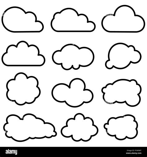 Cloud Shapes Cut Out Stock Images & Pictures - Alamy