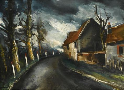 White concrete house painting, artwork, painting, classic art, road HD ...