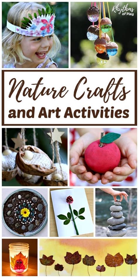 Best Nature Crafts and Art Activities for Kids and Adults | Rhythms of Play