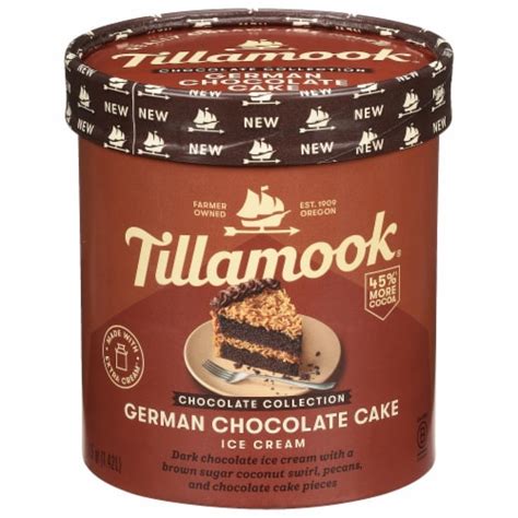 Tillamook Chocolate Collection German Chocolate Cake Ice Cream, 48 oz ...