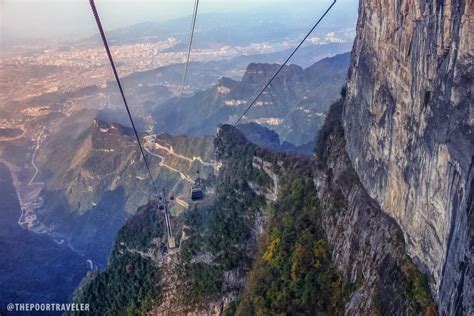 Tianmen Mountain Cable Car, China: The Most Scenic Ride of My Life | The Poor Traveler Itinerary ...