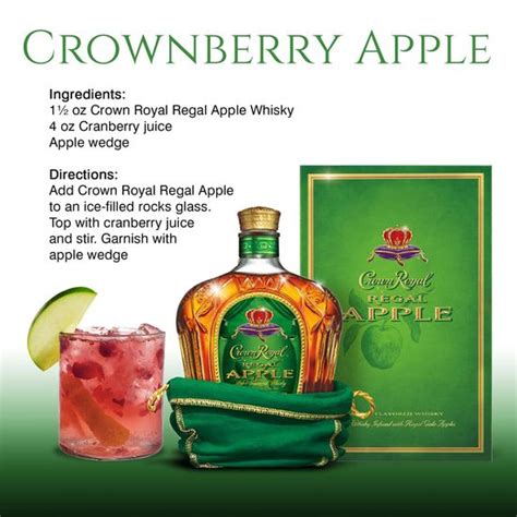 Crown Royal Apple Sprite Delicious 7Apples Apple Drinks, 47% OFF