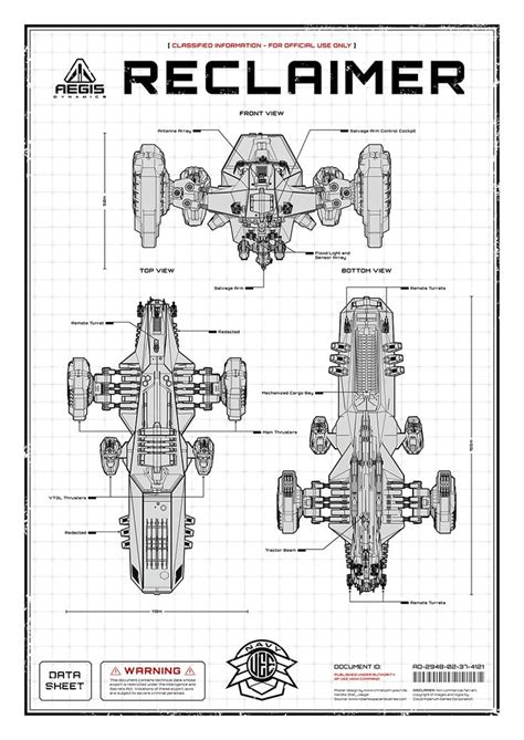 AEGIS Reclaimer | Star Citizen Poster | Poster Design by Christoph ...