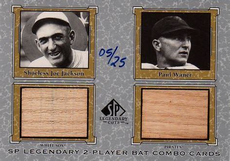 Top 10 Shoeless Joe Jackson Memorabilia Cards