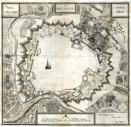 Vienna 1683 Vienna Map, Star Fort, European Music, Star City, Austro ...