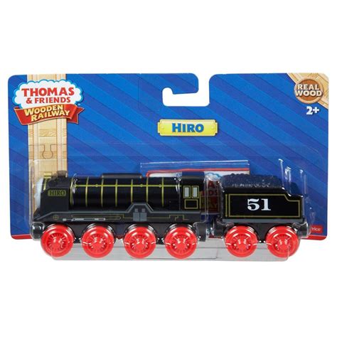 Hiro Thomas & Friends WOODEN RAILWAY Train 100% Authentic Wood NEW ...