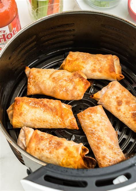 Air Fryer Buffalo Chicken Eggrolls - My Air Fryer Kitchen