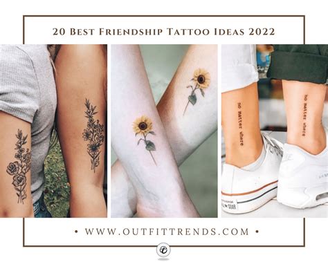 Matching Friendship Tattoos Ideas