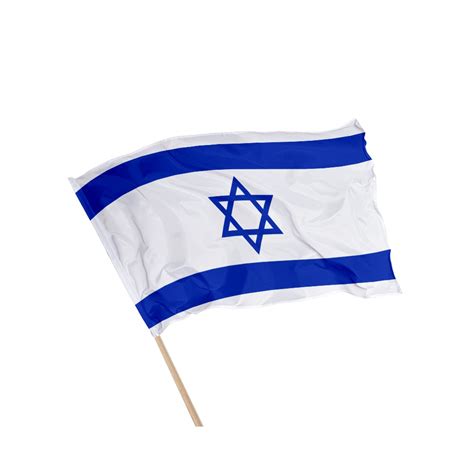 Drapeau Israël sur Hampe à agiter - 5 tailles disponibles ...