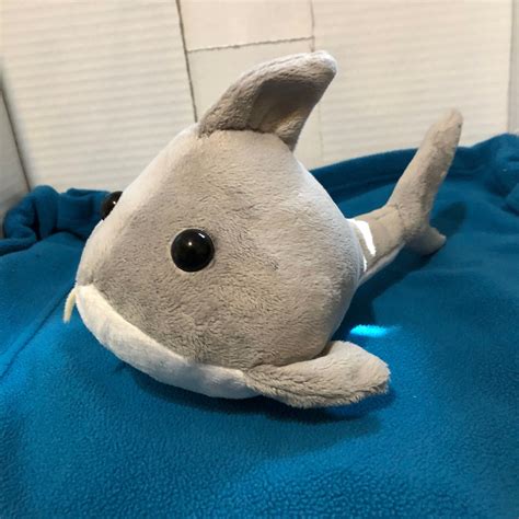 Shark Stuffed Animal Plush | Etsy in 2020 | Shark stuffed animal ...