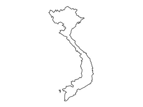 Vietnam Map Vector at GetDrawings | Free download