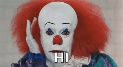 Pennywise Clown GIF - Pennywise Clown Hi - Discover & Share GIFs