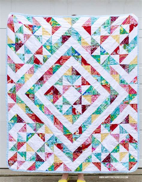 A Half Square Triangle Quilt | Half square triangle quilts pattern ...