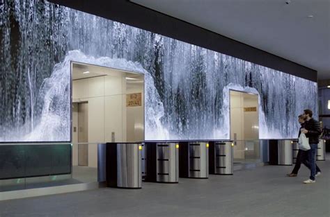 Corporate lobby videowall | Video wall, Interactive walls, Led video wall