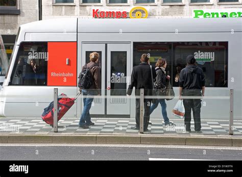 Rheinbahn tram, Dusseldorf, Germany Stock Photo - Alamy