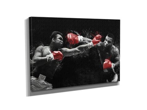 Mike Tyson Vs Muhammad Ali Poster Boxing Painting Hand Made - Etsy