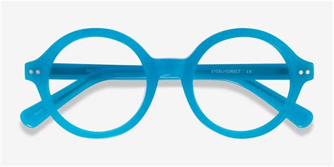 Disco Round Turquoise Glasses for Women | Eyebuydirect