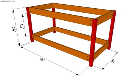 Garden Storage Box Plans | Free Garden Plans - How to build garden projects