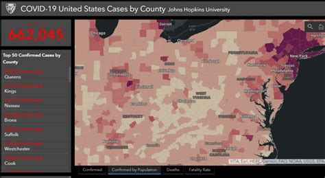 Johns Hopkins University Coronavirus Tracking Maps for Virginia Counties, Cities | Blue Virginia