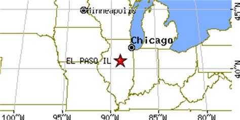 El Paso, Illinois (IL) ~ population data, races, housing & economy