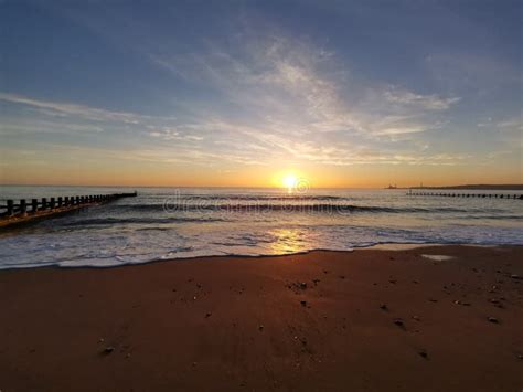 Scottish Beach Sunset stock image. Image of scottish - 174880251