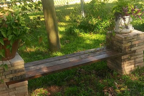 DIY Stone Bench | Outdoor patio diy, Garden bench diy, Outdoor garden bench