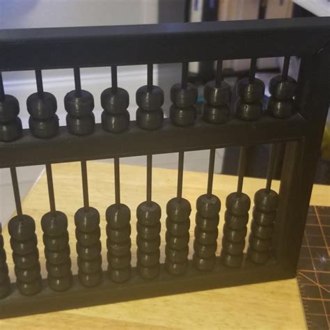 3D Printable Chinese Abacus by Daniel Wernz