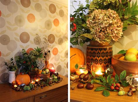 Harvest decorations in my home | My Thrifty Life by Cassiefairy