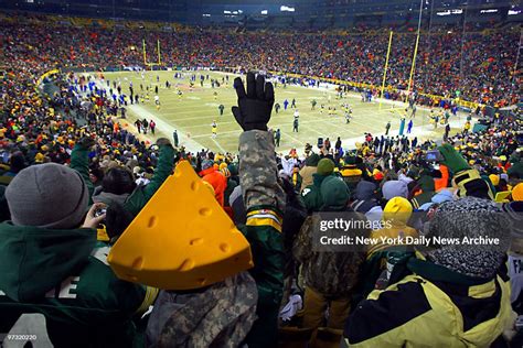 Green Bay Packers fans, also known as Cheeseheads, pack Lambeau Field... News Photo - Getty Images