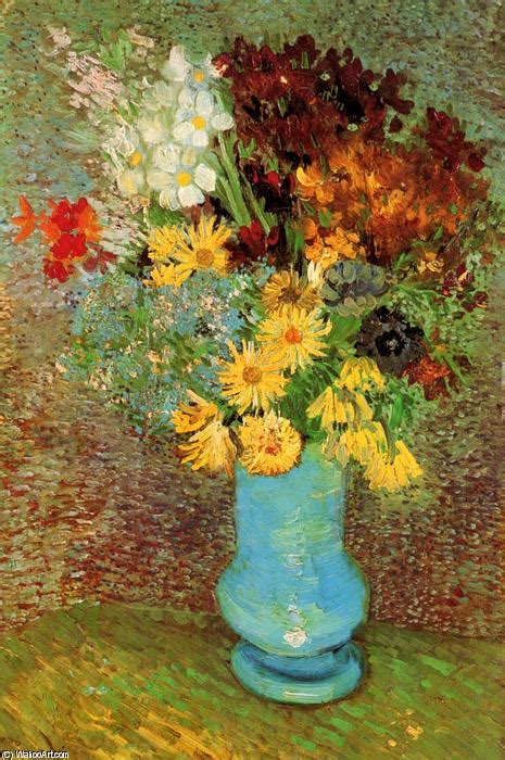 Art Reproductions Vase with Daisies and Anemones, 1887 by Vincent Van ...