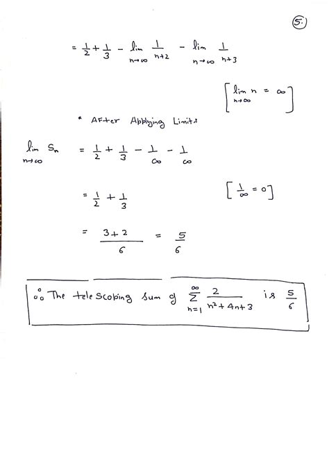 [Solved] What's the answer. ( Telescoping Sum 2 MB | Course Hero