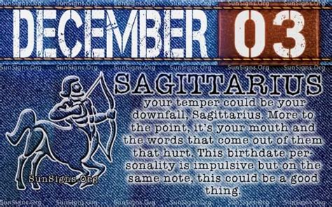 December 3 Zodiac Horoscope Birthday Personality - SunSigns.Org