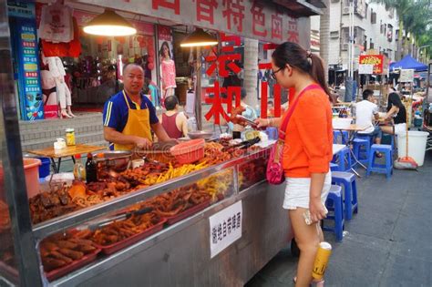 Shenzhen, China: a Street Food Editorial Image - Image of barbecue, local: 60017605