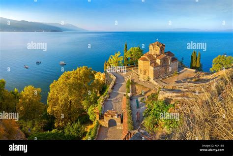 Church of St. John at Kaneo, Ohrid, Macedonia, UNESCO Stock Photo - Alamy