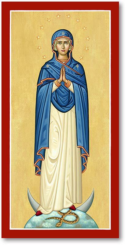 Blessed Virgin Mary Icons: Immaculate Conception Icon | Monastery Icons