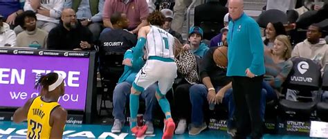 LaMelo Ball Re-Injured His Left Ankle Stepping On A Fan's Foot