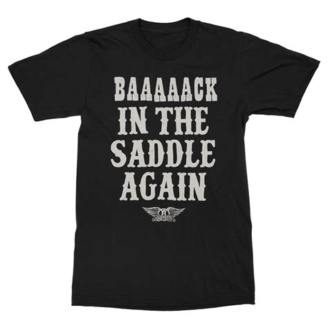 Back In The Saddle Again T-Shirt – Aerosmith Official Store