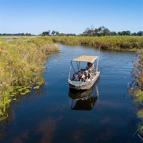 Okavango Delta annual flood in Botswana