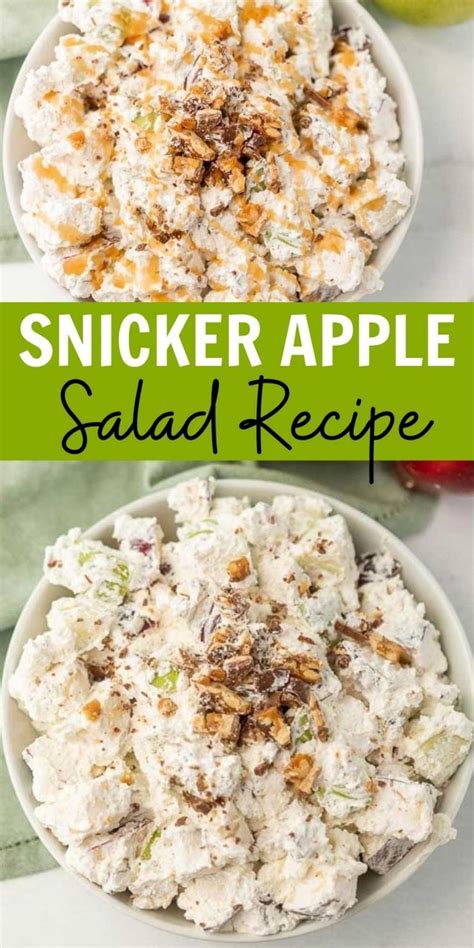 Snicker apple salad recipe - Easy Snicker Salad Recipe | Apple salad recipes, Snicker apple ...